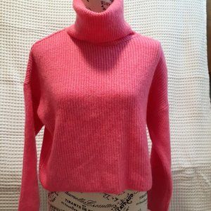 Sun & Moon Women's Pink Long Sleeve Turtle Neck
